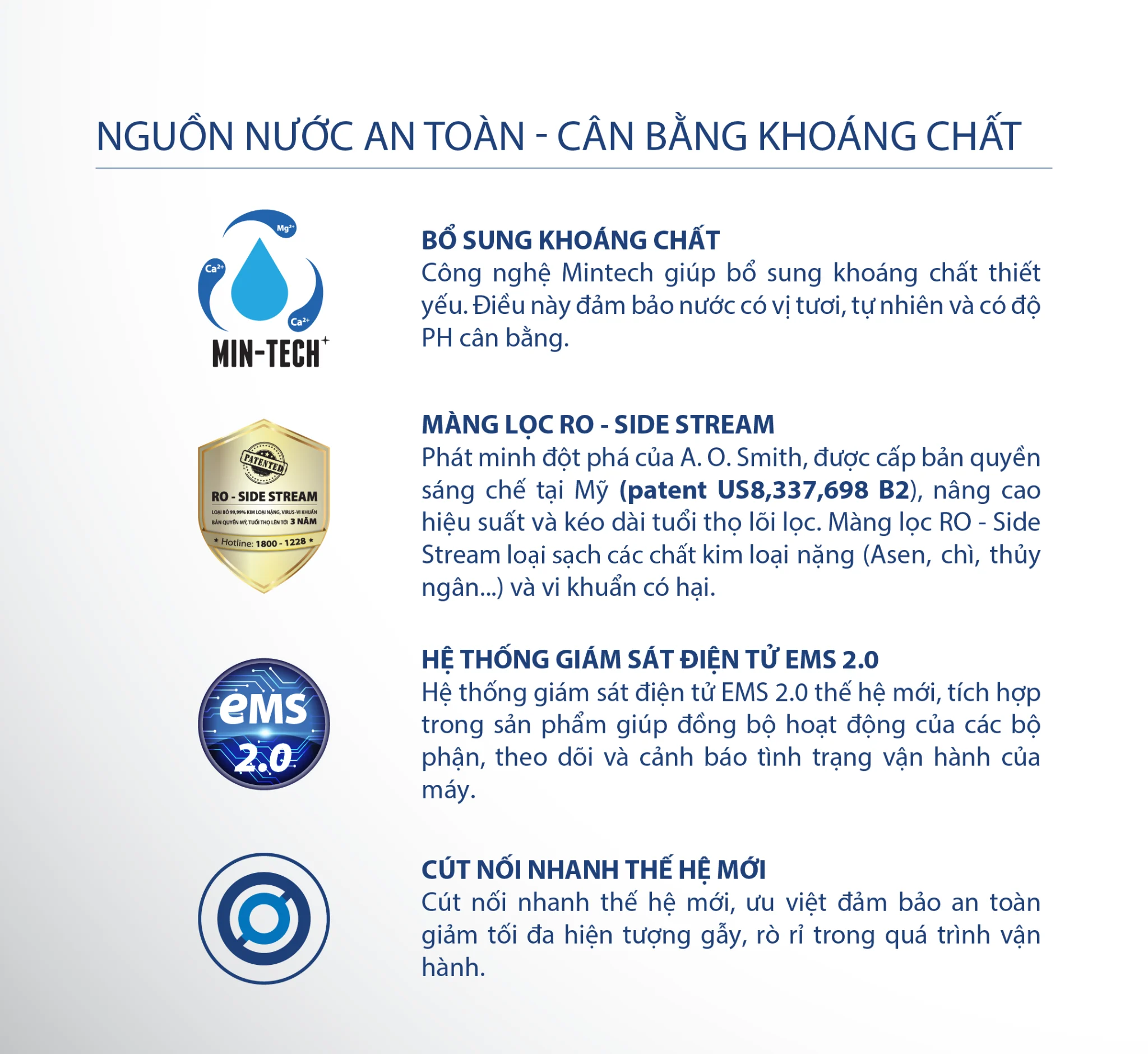 Máy lọc nước A.O.Smith E3
